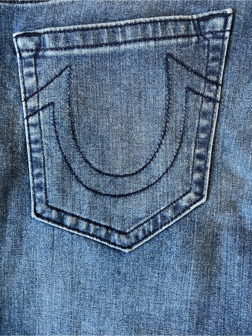 True Religion Men's Light Blue Straight Jeans - Picture 3 of 9